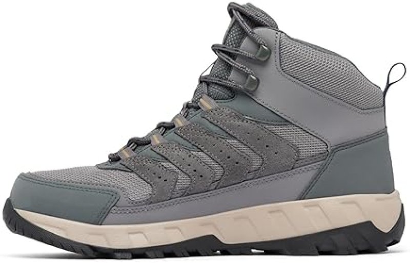 COLUMBIA WATERPROOF MEN'S STRATA TRAIL MID BOOTS - IDEAL FOR OUTDOOR ADVENTURES
