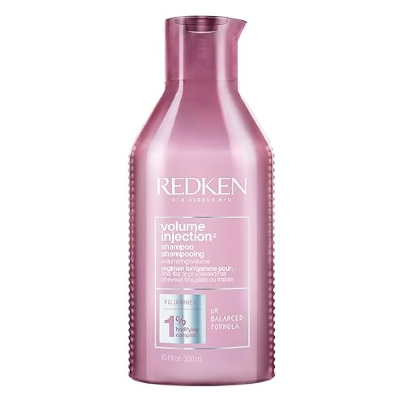 REDKEN VOLUME INJECTION SHAMPOO - ADDS LIFT & BODY, VOLUMIZES & DETANGLES, PARABEN-FREE