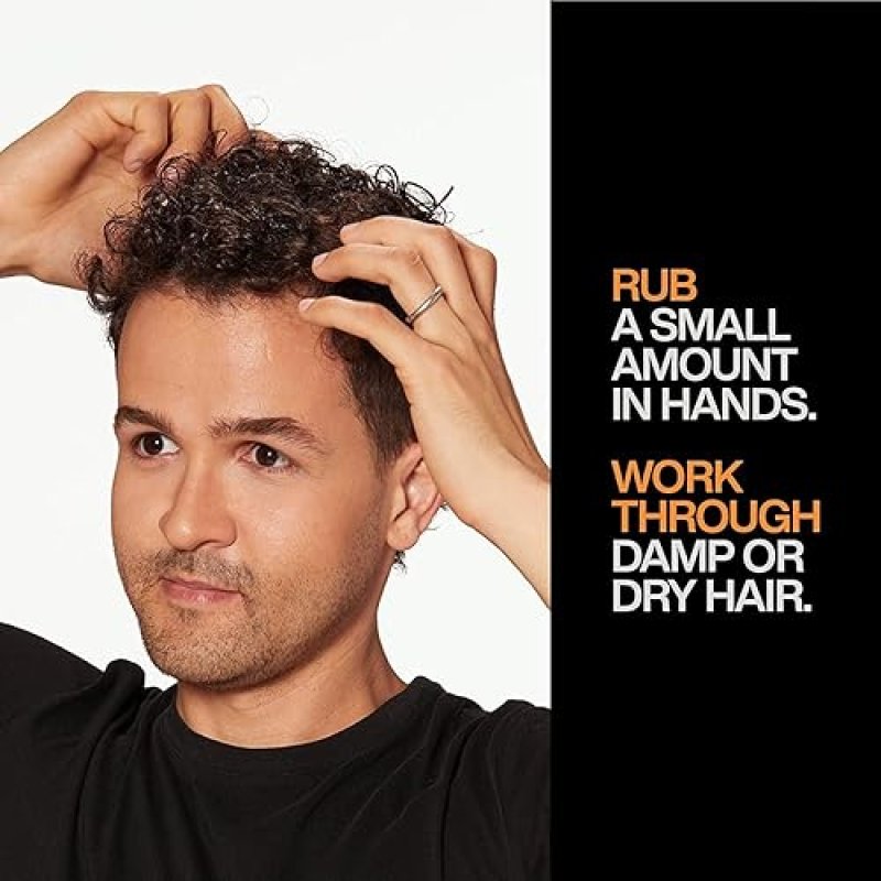 REDKEN BREWS MOLDING PASTE FOR MEN - HIGH HOLD, MATTE FINISH, SULFATE-FREE