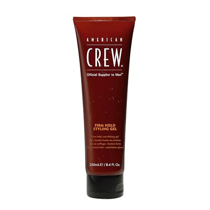 AMERICAN CREW MEN'S FIRM HOLD HAIR STYLING GEL, NON-FLAKING - 8.4 FL OZ