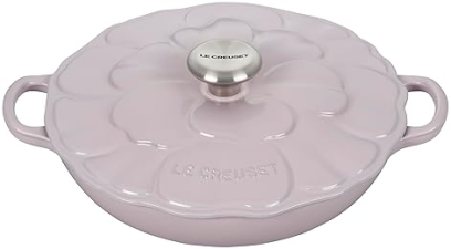 LE CREUSET PETAL BRAISER 2.25QT SHALLOT - SIGNATURE ENAMELED CAST IRON