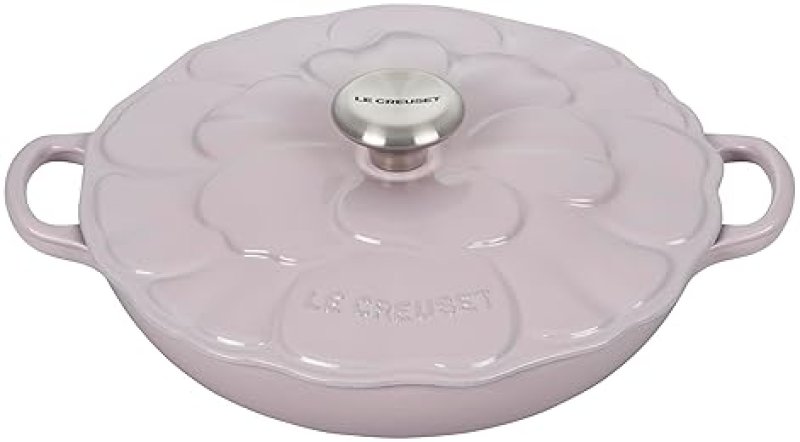 LE CREUSET PETAL BRAISER 2.25QT SHALLOT - SIGNATURE ENAMELED CAST IRON