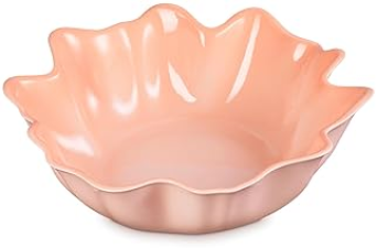 LE CREUSET IRIS STONEWARE SERVING BOWL 15" PECHE - STYLISH AND FUNCTIONAL