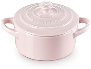 LE CREUSET 8OZ MINI ROUND COCOTTE IN SHALLOT STONEWARE