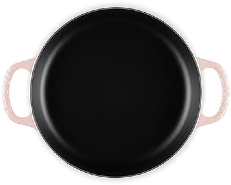 LE CREUSET 11" ENAMELED CAST IRON EVERYDAY PAN IN PECHE - SIGNATURE COLLECTION