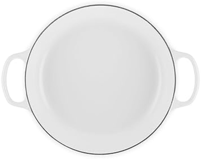 LE CREUSET 3.5 QT. ENAMELED CAST IRON SIGNATURE BRAISER IN MARBLE FINISH