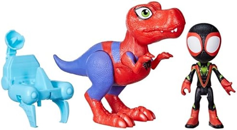 MARVEL DINO-WEBS SPIDEY-REX & MILES MORALES ACTION FIGURE SET