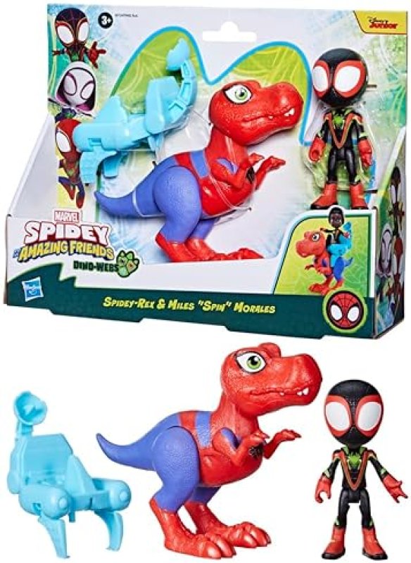 MARVEL DINO-WEBS SPIDEY-REX & MILES MORALES ACTION FIGURE SET