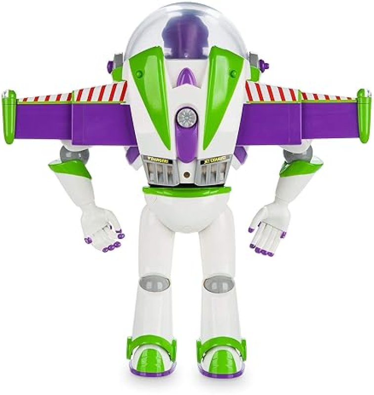 DISNEY BUZZ LIGHTYEAR INTERACTIVE TALKING ACTION FIGURE - TOY STORY CHARACTER WITH 10+ PHRASES, INTERACTS WITH OTHER TOYS
