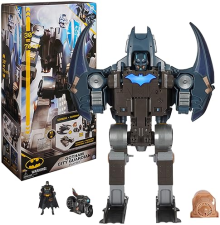 SPIN MASTER DC COMICS BATMAN GOTHAM CITY GUARDIAN PLAYSET WITH LIGHTS & SOUNDS - 4-IN-1 TRANSFORMATION - AGES 5+