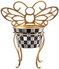 MACKENZIE-CHILDS QUEEN BEE PLANT HOLDER FOR HOUSE PLANTS