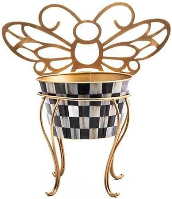 MACKENZIE-CHILDS QUEEN BEE PLANT HOLDER FOR HOUSE PLANTS