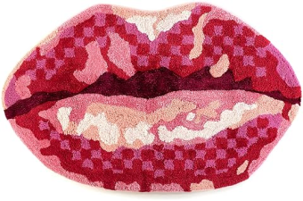 MACKENZIE-CHILDS:CHIC COTTON BATHROOM RUG KISS MY FEET