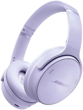 BOSE QUIETCOMFORT WIRELESS BLUETOOTH HEADPHONES WITH ACTIVE NOISE CANCELLING, DEEP BASS, MIC, UP TO 24 HOURS PLAYTIME - CHILLED LILAC