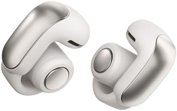 BOSE ULTRA OPEN BLUETOOTH EARBUDS - TRUE WIRELESS WITH OPENAUDIO, COMFORTABLE CLIP-ON DESIGN, IMMERSIVE AUDIO - WHITE SMOKE