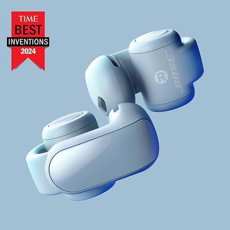 BOSE ULTRA OPEN BLUETOOTH EARBUDS, TRUE WIRELESS WITH OPENAUDIO, COMFORTABLE CLIP-ON DESIGN, IMMERSIVE AUDIO, 48 HRS PLAYTIME, MOONSTONE BLUE - LIMITED ED.