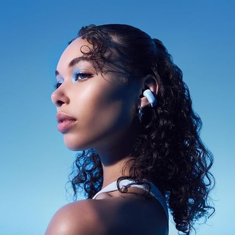 BOSE ULTRA OPEN BLUETOOTH EARBUDS, TRUE WIRELESS WITH OPENAUDIO, COMFORTABLE CLIP-ON DESIGN, IMMERSIVE AUDIO, 48 HRS PLAYTIME, MOONSTONE BLUE - LIMITED ED.