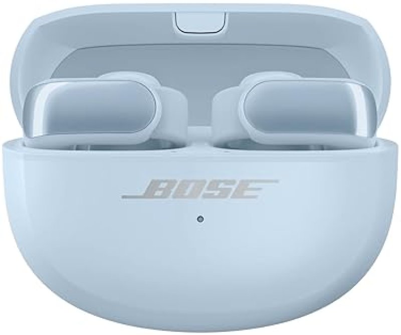 BOSE ULTRA OPEN BLUETOOTH EARBUDS, TRUE WIRELESS WITH OPENAUDIO, COMFORTABLE CLIP-ON DESIGN, IMMERSIVE AUDIO, 48 HRS PLAYTIME, MOONSTONE BLUE - LIMITED ED.