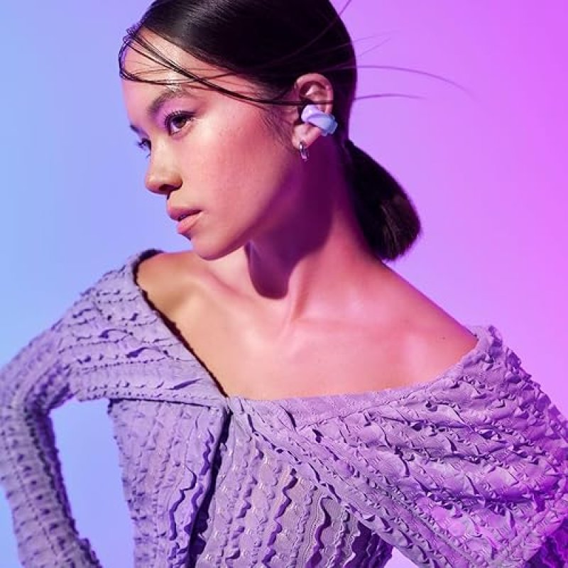 BOSE ULTRA OPEN BLUETOOTH EARBUDS - TRUE WIRELESS WITH OPENAUDIO, COMFORTABLE CLIP-ON DESIGN, IMMERSIVE AUDIO, 48-HR PLAYTIME, CHILLED LILAC - LIMITED EDITION