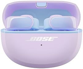 BOSE ULTRA OPEN BLUETOOTH EARBUDS - TRUE WIRELESS WITH OPENAUDIO, COMFORTABLE CLIP-ON DESIGN, IMMERSIVE AUDIO, 48-HR PLAYTIME, CHILLED LILAC - LIMITED EDITION
