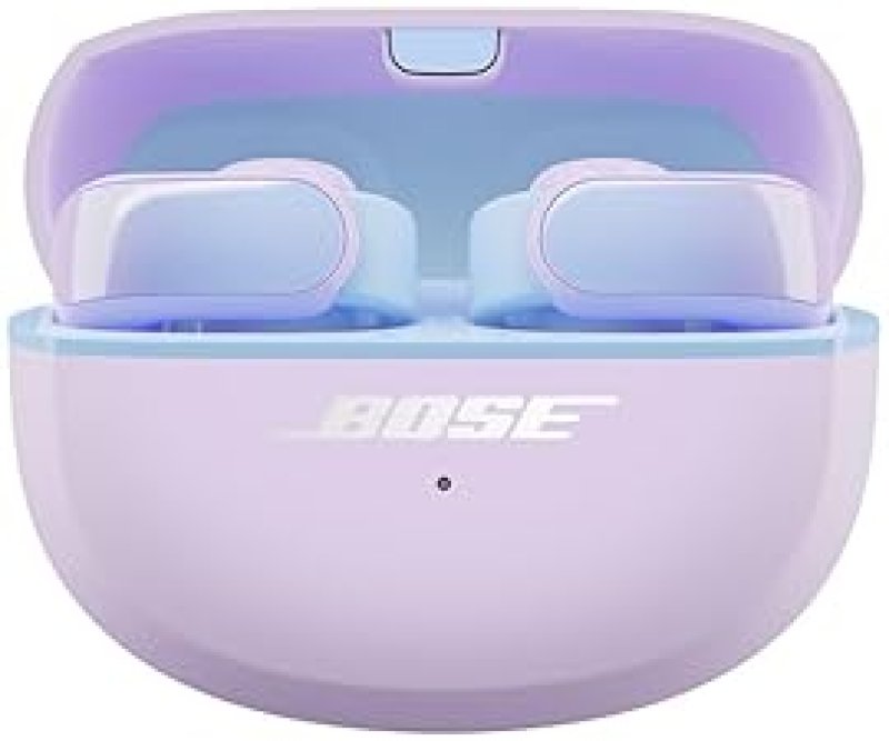 BOSE ULTRA OPEN BLUETOOTH EARBUDS - TRUE WIRELESS WITH OPENAUDIO, COMFORTABLE CLIP-ON DESIGN, IMMERSIVE AUDIO, 48-HR PLAYTIME, CHILLED LILAC - LIMITED EDITION