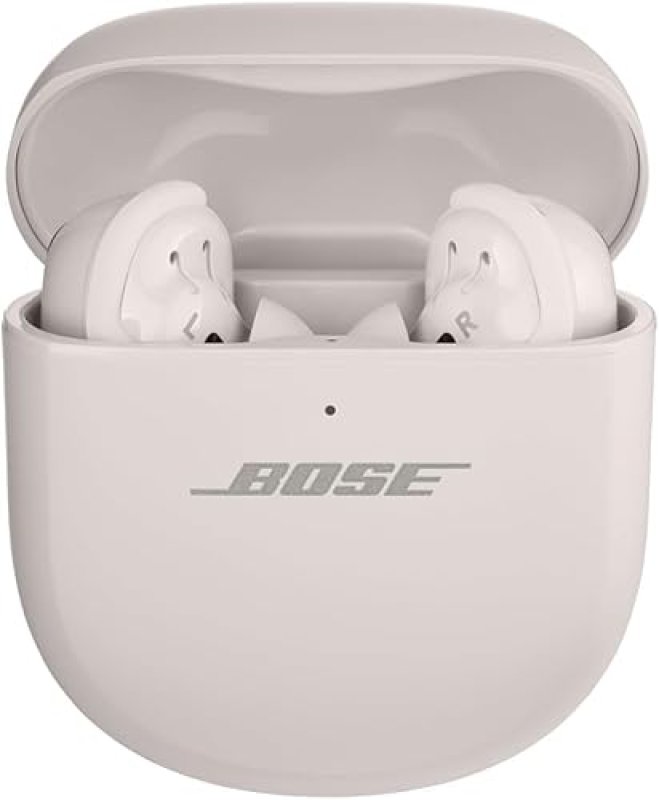 BOSE QUIETCOMFORT ULTRA WIRELESS EARBUDS WITH SPATIAL AUDIO AND ACTIVE NOISE CANCELLATION, WHITE SMOKE