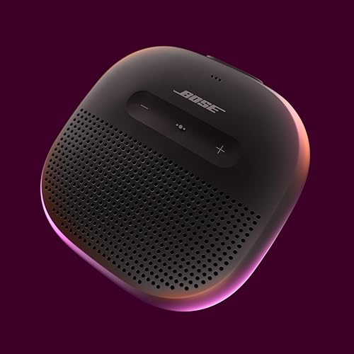 BOSE SOUNDLINK MICRO BLUETOOTH SPEAKER - PORTABLE WATERPROOF SPEAKER WITH MIC, BLACK