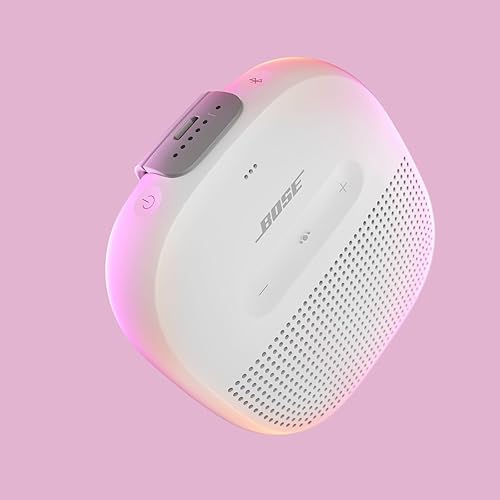 BOSE SOUNDLINK MICRO BLUETOOTH SPEAKER - SMALL WATERPROOF PORTABLE SPEAKER, WHITE SMOKE