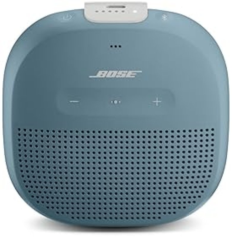 BOSE SOUNDLINK MICRO BLUETOOTH SPEAKER: PORTABLE WATERPROOF SPEAKER WITH MICROPHONE - STONE BLUE