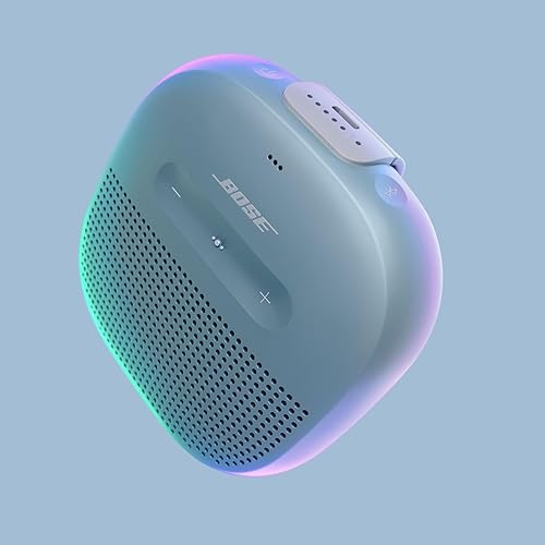 BOSE SOUNDLINK MICRO BLUETOOTH SPEAKER: PORTABLE WATERPROOF SPEAKER WITH MICROPHONE - STONE BLUE