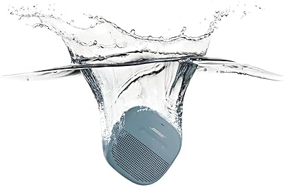BOSE SOUNDLINK MICRO BLUETOOTH SPEAKER: PORTABLE WATERPROOF SPEAKER WITH MICROPHONE - STONE BLUE