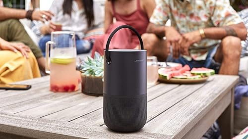 BOSE PORTABLE SMART SPEAKER WITH ALEXA VOICE CONTROL - WIRELESS BLUETOOTH, BLACK