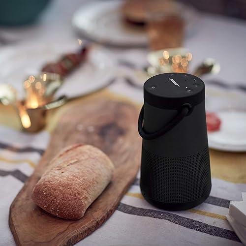 BOSE SOUNDLINK REVOLVE+ II BLUETOOTH SPEAKER - PORTABLE, WATER-RESISTANT, 360° SOUND - BLACK