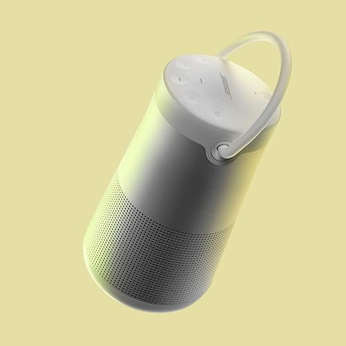 BOSE SOUNDLINK REVOLVE+ II PORTABLE BLUETOOTH SPEAKER - 360° SOUND, WATER-RESISTANT, SILVER