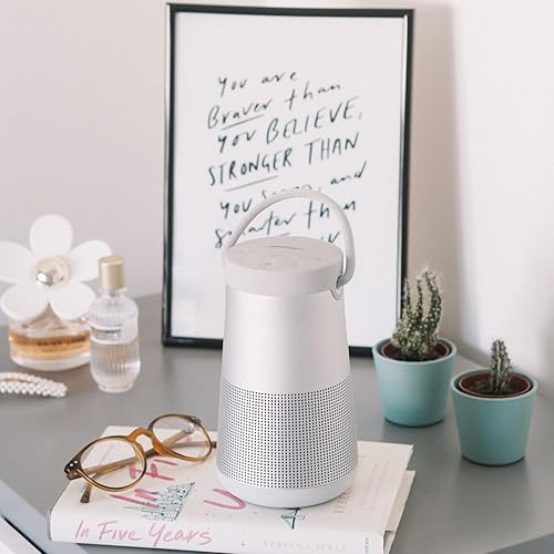 BOSE SOUNDLINK REVOLVE+ II PORTABLE BLUETOOTH SPEAKER - 360° SOUND, WATER-RESISTANT, SILVER