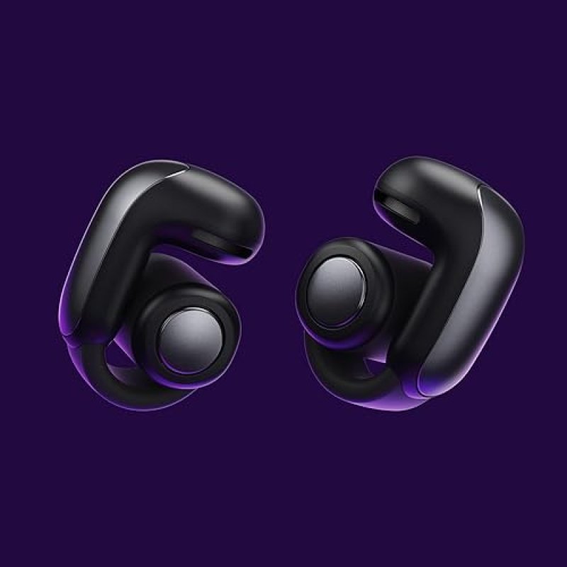 BOSE ULTRA OPEN BLUETOOTH EARBUDS WITH OPENAUDIO, CLIP-ON DESIGN, IMMERSIVE AUDIO, UP TO 48 HRS PLAYTIME - BLACK