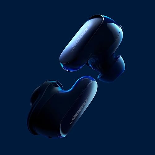 BOSE QUIETCOMFORT ULTRA WIRELESS EARBUDS WITH SPATIAL AUDIO & ACTIVE NOISE CANCELLATION, DEEP BASS, 6-HOUR PLAYTIME, LUNAR BLUE - LIMITED EDITION