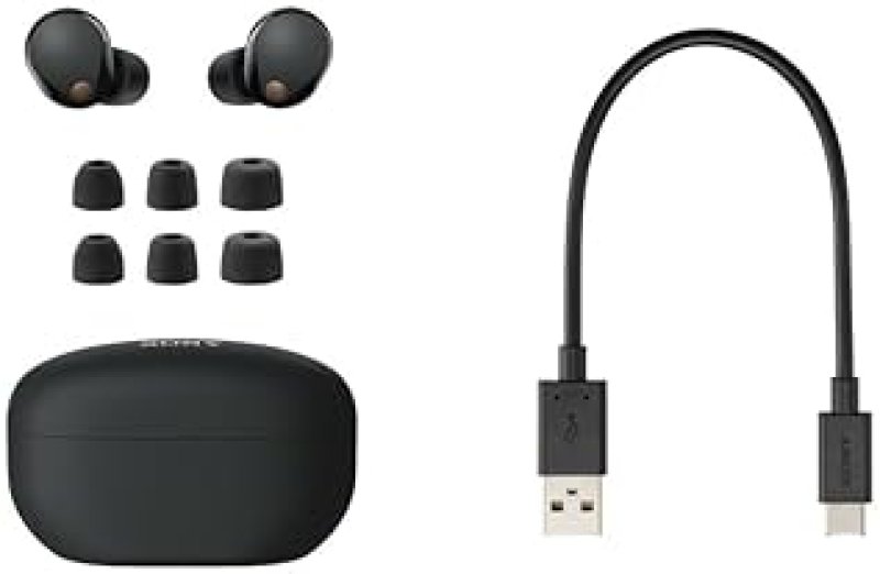 SONY WF-1000XM5 WIRELESS NOISE-CANCELING EARBUDS WITH ALEXA, BLACK