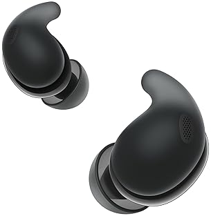 SONY LINKBUDS FIT TRULY WIRELESS NOISE CANCELING EARBUDS - SMALL & LIGHT WITH AIR FITTING SUPPORTERS - BLACK