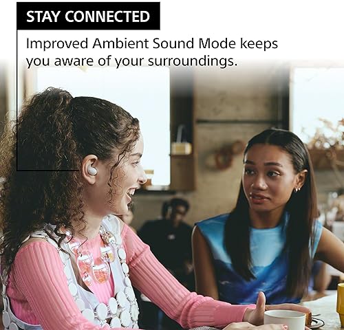 SONY LINKBUDS FIT TRULY WIRELESS NOISE CANCELING EARBUDS - SMALL & LIGHT WITH AIR FITTING SUPPORTERS - BLACK