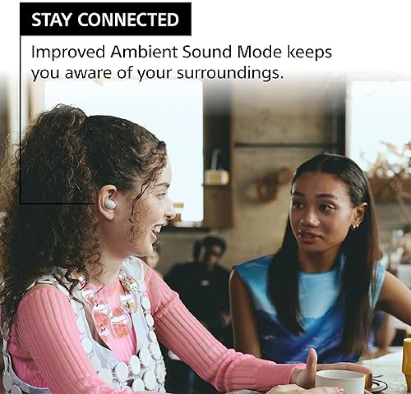 SONY LINKBUDS FIT TRULY WIRELESS NOISE CANCELING EARBUDS - SMALL & LIGHT WITH AIR FITTING SUPPORTERS - BLACK