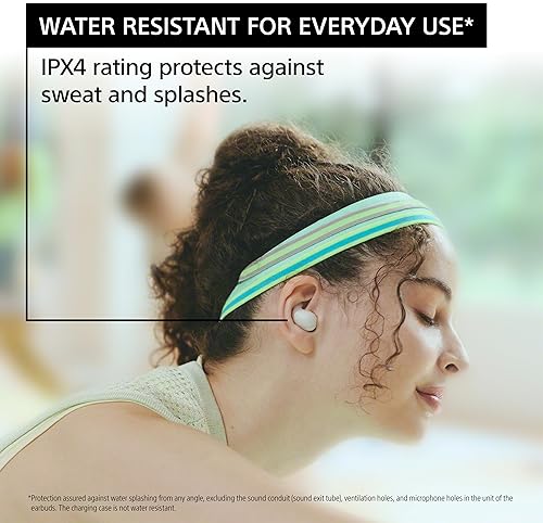 SONY LINKBUDS FIT TRULY WIRELESS NOISE CANCELING EARBUDS - SMALL & LIGHT WITH AIR FITTING SUPPORTERS - BLACK