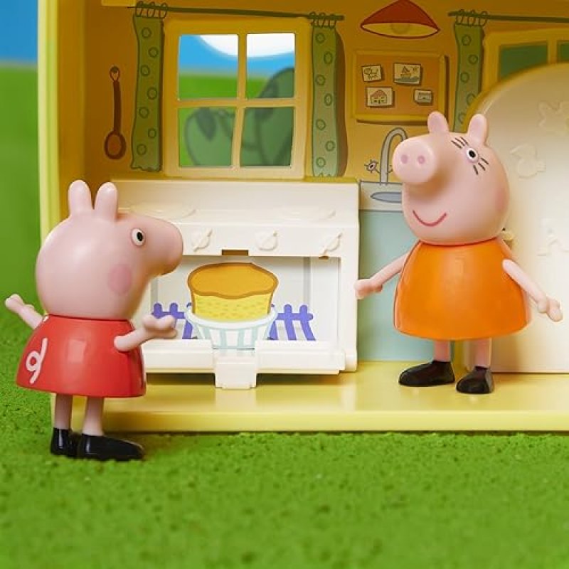 HASBRO PEPPA PIG FAMILY HOME COMBO PLAYSET WITH FIGURES & CAR, PRESCHOOL TOY FOR 3-YEAR-OLDS (AMAZON EXCLUSIVE)