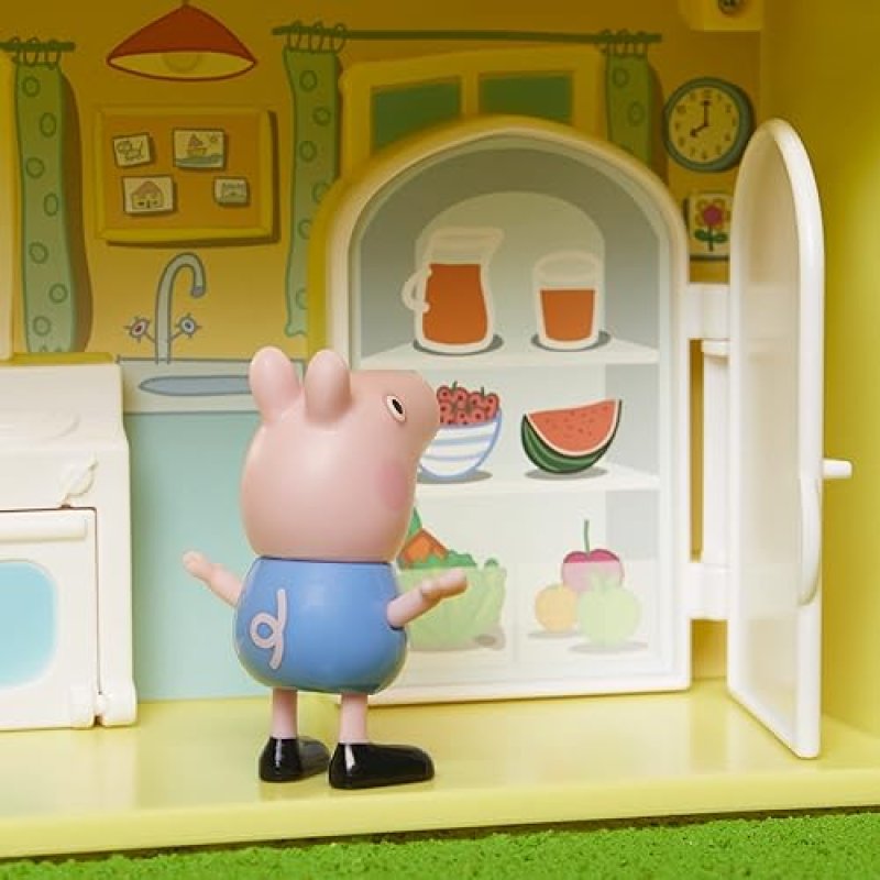 HASBRO PEPPA PIG FAMILY HOME COMBO PLAYSET WITH FIGURES & CAR, PRESCHOOL TOY FOR 3-YEAR-OLDS (AMAZON EXCLUSIVE)