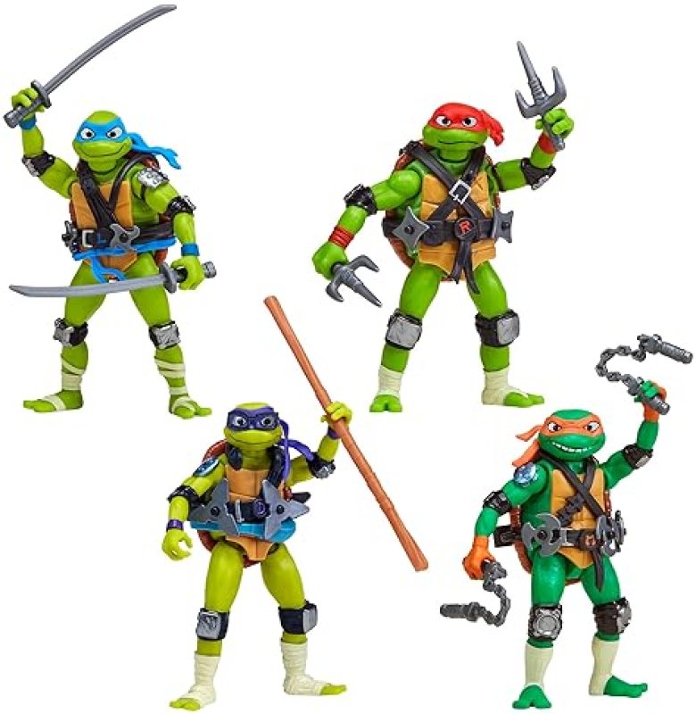 PLAYMATES TOYS TEENAGE MUTANT NINJA TURTLES MIX AND MATCH BUNDLE