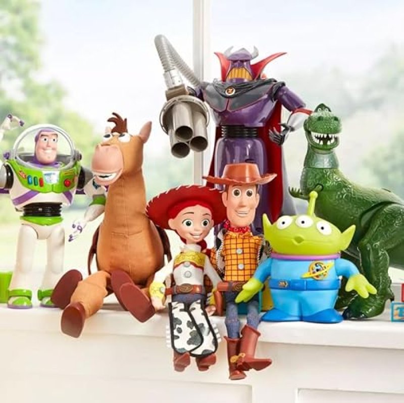 DISNEY BUZZ LIGHTYEAR TALKING ACTION FIGURE, TOY STORY, 10+ ENGLISH PHRASES, INTERACTIVE WITH OTHER TOYS