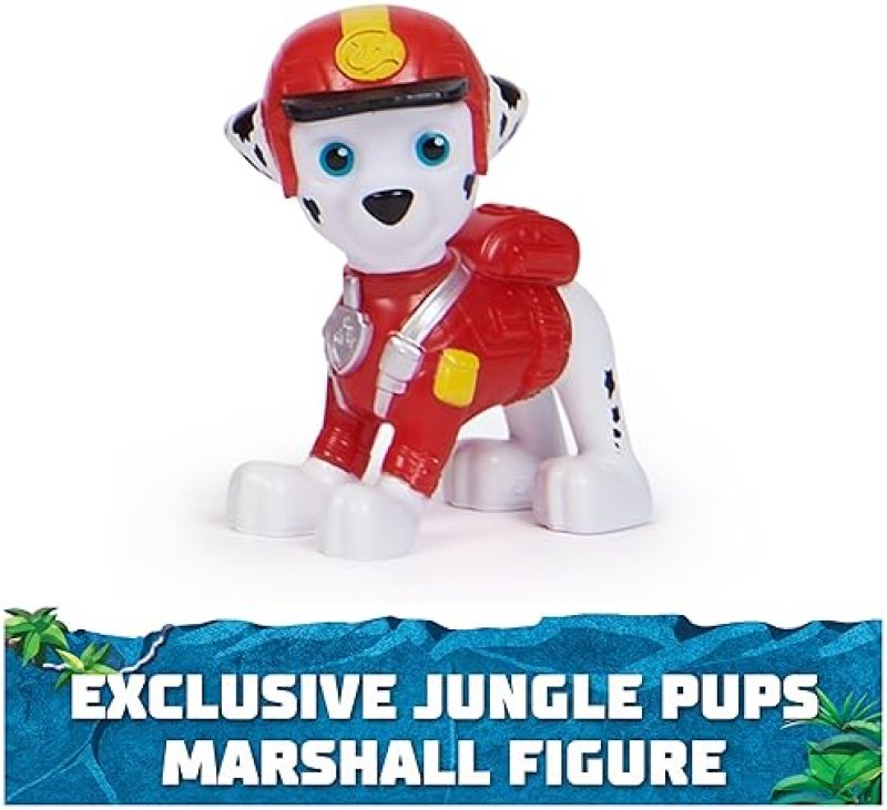 SPIN MASTER PAW PATROL MARSHALL ELEPHANT FIRETRUCK TOY WITH PROJECTILE LAUNCHER - KIDS TOYS FOR BOYS & GIRLS, AGES 3+
