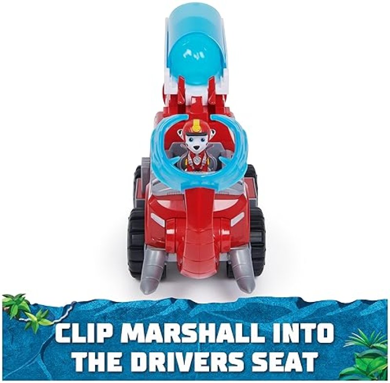 SPIN MASTER PAW PATROL MARSHALL ELEPHANT FIRETRUCK TOY WITH PROJECTILE LAUNCHER - KIDS TOYS FOR BOYS & GIRLS, AGES 3+