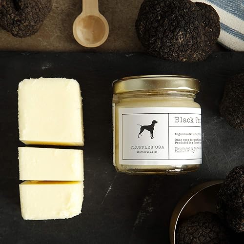 TRUFFLE BUTTER 2.82 OZ JAR - IMPORTED FROM ITALY - GOURMET RECIPE WITH NATURAL INGREDIENTS - LUXURIOUS DELICACY