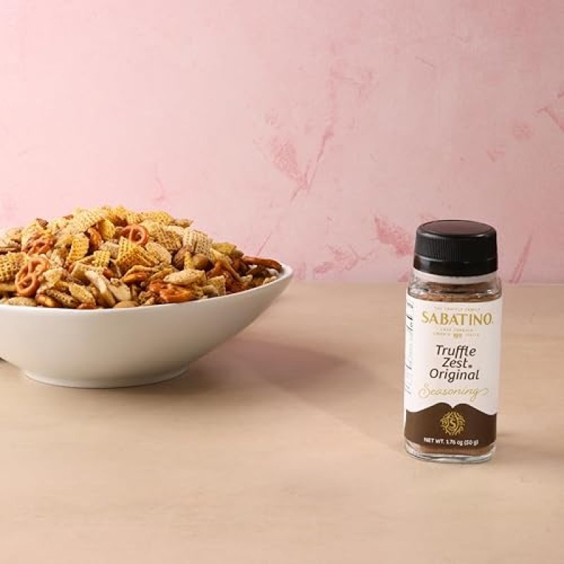 SABATINO TARTUFI TRUFFLE ZEST SEASONING - ALL PURPOSE GOURMET TRUFFLE POWDER, VEGAN, LOW CARB - 1.76 OZ